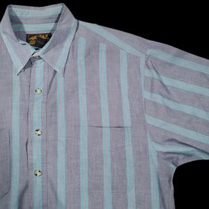 Vintage Eddie Bauer Striped Purple button up size L
